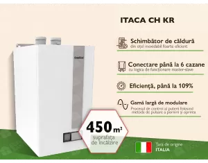 Gas condensing boiler FONDITAL ITACA CH KR 45 kW