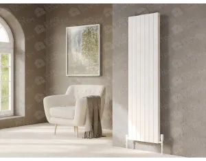 Calorifer decorativ LOJIMAX, colectia  ROYAL DOUBLE inaltimea 200 mm. latimea 218 mm. alb mat