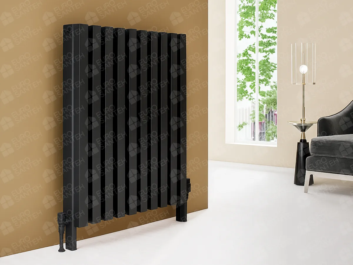 Designer radiators LOJIMAX, collection OPAL LUX, white matte