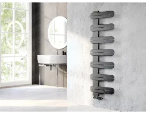 LOJIMAX designer towel warmers, LINEA collection, Matte Antracit 