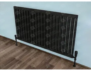 Calorifere decorativ LOJIMAX, colectia TRIO, negru mat