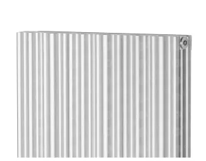 Calorifer decorativ LOJIMAX, colectie BAMBOO DOUBLE Inox Matt Anodising