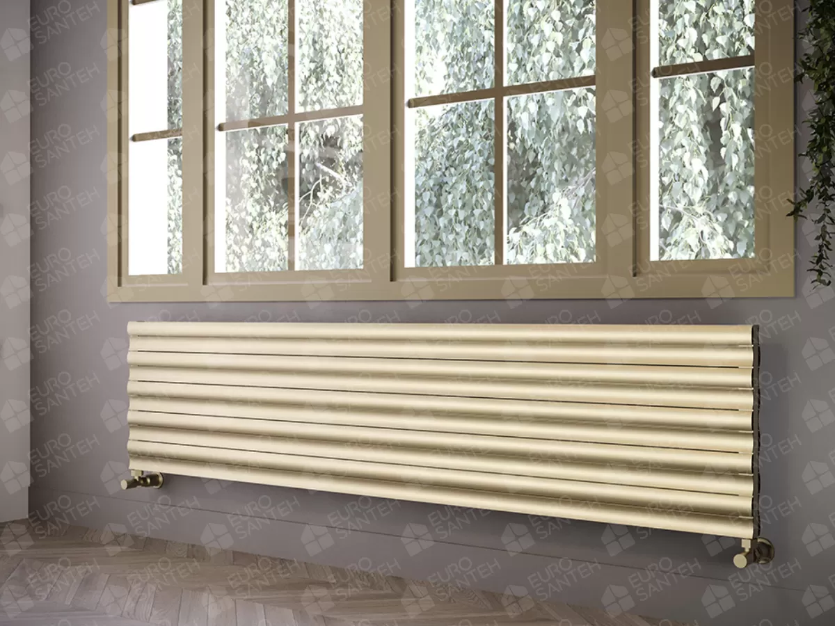 ALUMINUM HORIZONTAL RADIATOR TOSINA DOUBLE HRZ высота 800 мм. ширина 162 мм. белый мат