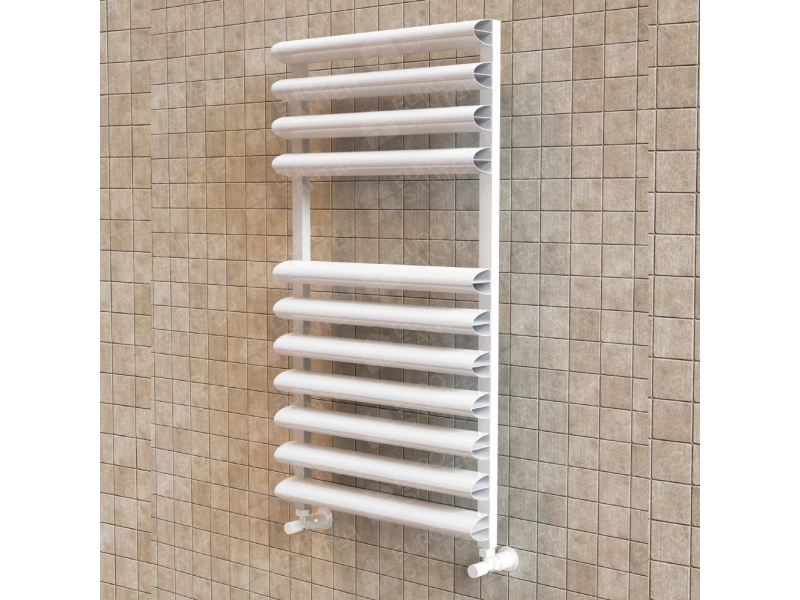 Design heated towel rail LOJIMAX, collection PERIDOT 500 mm. 1400 mm.