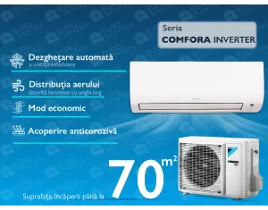 Air conditioner DAIKIN Inverter R32 COMFORA FTXP71N+RXP71N A++