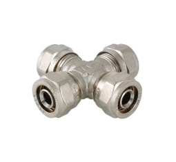 Крестовина для металлопласта d26 х d16 х d26 х d16 мм