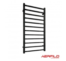 Towel dryer/bathroom radiator design Aerfild Jet 500x1000 mm, negru