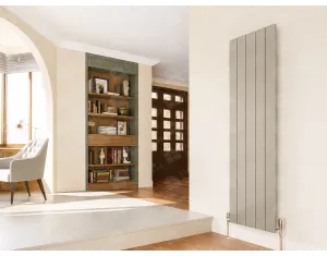 Designer radiator LOJIMAX KALSEDON collection 1800x470 mm, INOX SATIN
