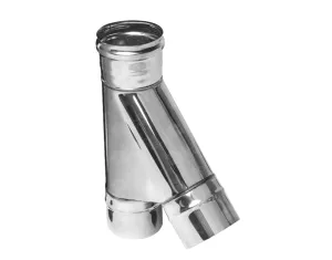 Teu 45° pentru cos de fum CORAX Ø 120 mm (inox 304)