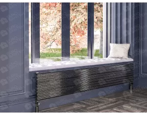 ALUMINUM HORIZONTAL RADIATOR FIONA HRZ высота 1200 мм. ширина 399 мм. белый мат