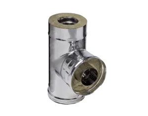 Teu 90° insulated for chimney CORAX Ø 180-254 mm (stainless steel 430/304)