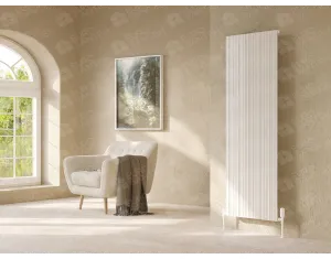 Дизайнерские радиаторы LOJIMAX, коллекция BAMBOO белый матовый