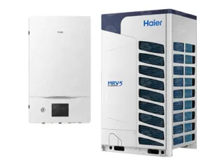 Pompă de căldură sistem split aer-apă Haier Extra MRV-5H AV08NMVETA-HYDROBOX HU162WVLNA (Putere 16 kw)