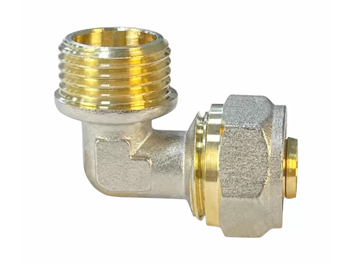 Cot conector pentru teava multistrat PEX-AL-PEX M 16 mm.x 1/2 