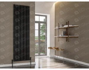 Calorifere decorativ LOJIMAX, colectia FLAT LINE, negru mat