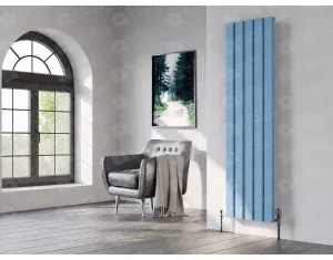 Designer radiator LOJIMAX DIAMOND collection 1800x396 mm, Light Blue