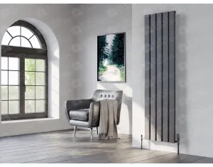 Designer radiator LOJIMAX DIAMOND collection 1800x396 mm, Anthracite