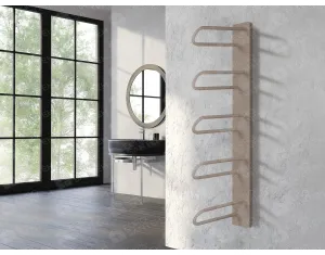 LOJIMAX designer towel warmers, PRUSIAS collection, Matte Kiwi