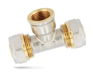 Teu pentru teava multistrat PEX-AL-PEX F 20 mm.x 3/4 