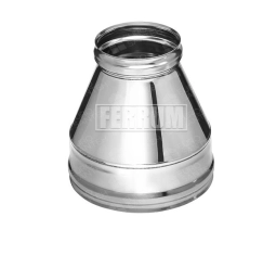 Terminal conic FERRUM d.150-210 mm (inox 430/0,5 mm)