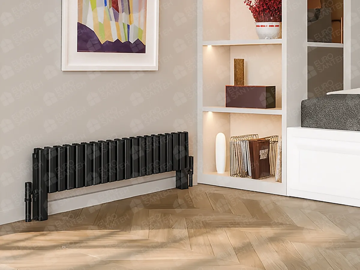 Designer radiators LOJIMAX, collection SIESTA DOUBLE LUX, white matte