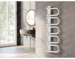 LOJIMAX PANA collection designer towel radiator 1445x520 mm, White