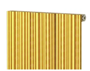 Calorifer decorativ LOJIMAX, colectie BAMBOO Gold Matt Anodising
