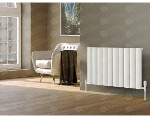 Designer radiator LOJIMAX OTIS collection 500x1036 mm, White