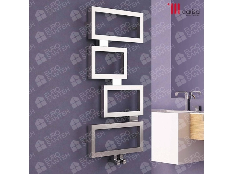 Дизайнерский полотенцесушитель из нержавейки Carisa CLASH