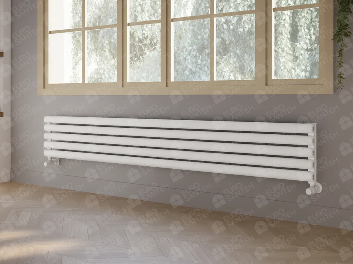 ALUMINUM HORIZONTAL RADIATOR CITRINE HRZ высота 900 мм. ширина 325 мм. белый мат