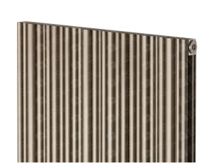 Calorifer decorativ LOJIMAX, colectie BAMBOO DOUBLE Bronze Matt Anodising