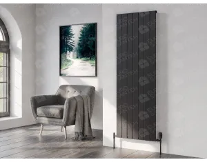 Designer radiator LOJIMAX ROYAL collection 1600x366 mm, Black
