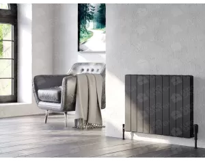 Designer radiator LOJIMAX, collection  LOVA height 600 mm. width 1516 mm. white mat