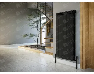 Designer radiators LOJIMAX, collection BESTO XL, black matte