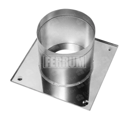 Unitate de trecere pe tavan FERRUM  (stainless steel 430 / 0.5 mm) d.200 mm