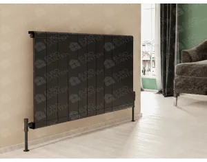 Calorifere decorativ LOJIMAX, colectia GENOA, negru mat