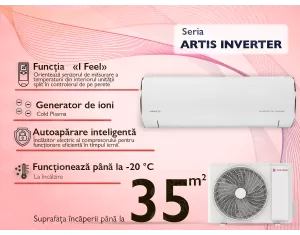 Inverter air conditioner PIONEER KFRI35LW / KORI35LW NORD-20. Heating down to -20°C