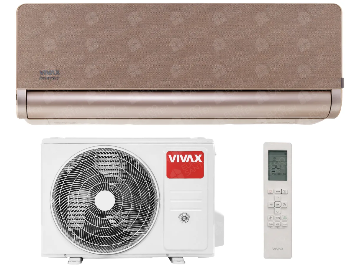 Кондиционер Vivax Inverter R32 H-Design 18000 BTU Gold