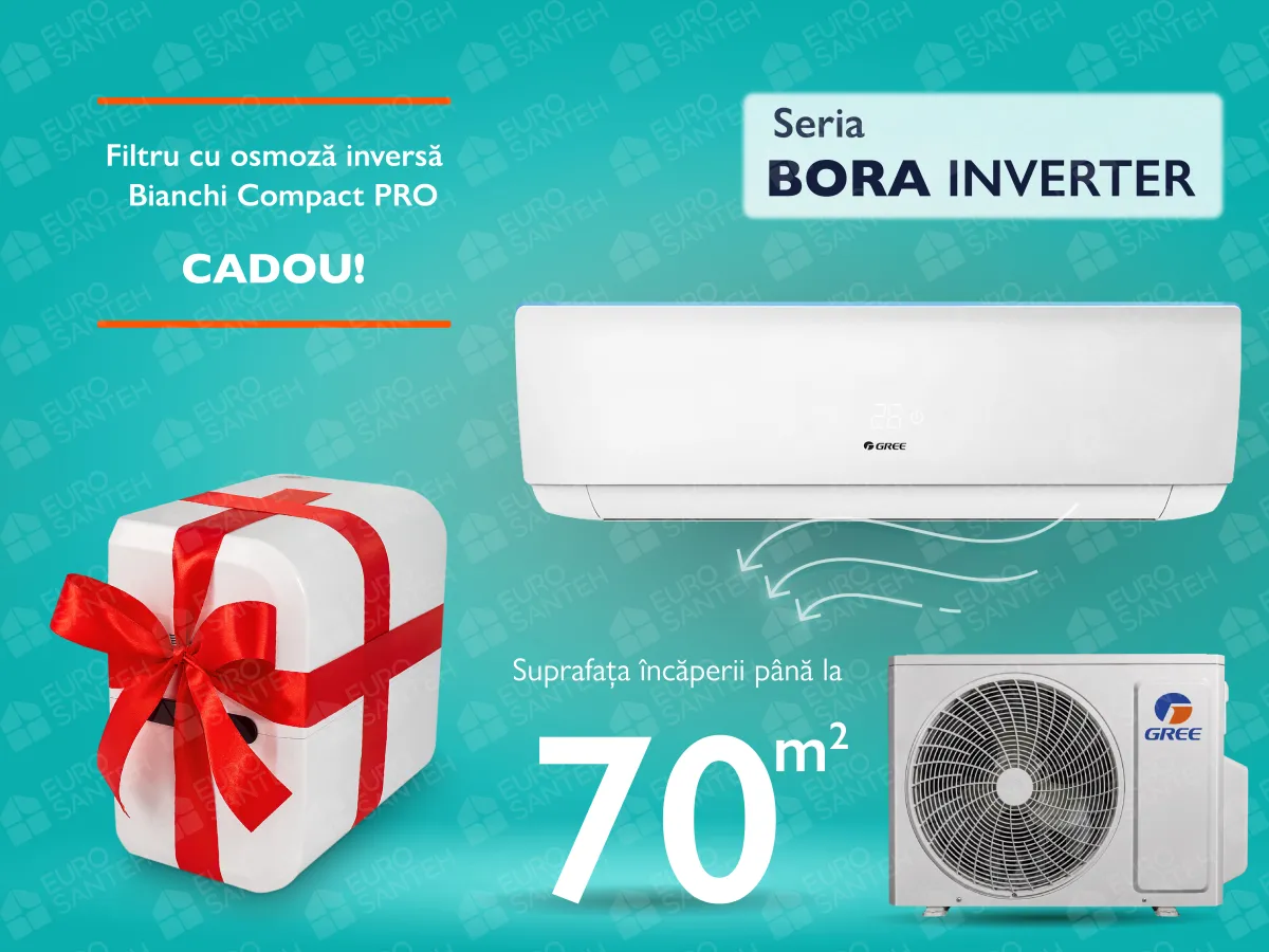 Air conditioner GREE BORA R32 Inverter GWH24AAD-24000 BTU