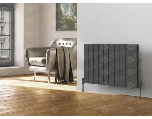 Designer radiator LOJIMAX KALSEDON DOUBLE collection 500x1040 mm, Anthracite