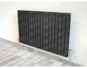 Designer radiators LOJIMAX, ELMAS LINE collection, black matte