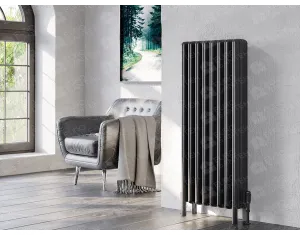 Calorifere decorativ LOJIMAX, colectia GRANDE LUX, negru mat