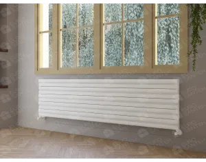 ALUMINUM HORIZONTAL RADIATOR TOSINA DOUBLE HRZ высота 800 мм. ширина 490 мм. белый мат