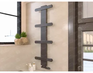 LOJIMAX designer towel warmers, BALLOSS STYLE collection, Matte Antracit