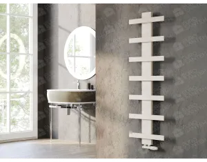 LOJIMAX ALBATROS STYLE collection designer towel radiator 1140x450 mm, Lemon