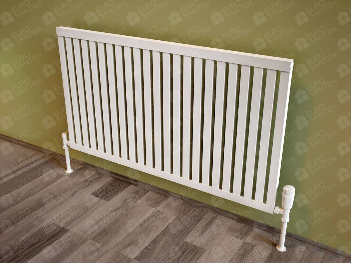 Designer radiator LOJIMAX, collection  TRIO height 700 mm. width 1110 mm. white mat