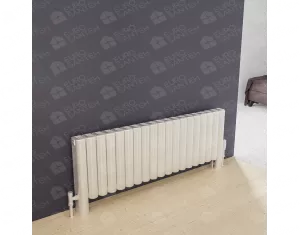 FLOOR STANDING ALUMINUM RADIATOR VOLE LUX inaltimea 700 mm. latimea 1596 mm. alb mat