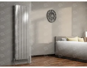 Designer radiator LOJIMAX LOVA LINE collection 1800x400 mm, ANTIQUE SILVER
