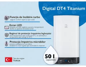 Boiler electric DemirDokum DT4 Titanium Digital D50