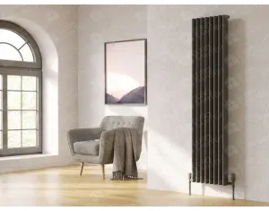 Designer radiator LOJIMAX ALBITE collection 1400x490 mm, Anthracite